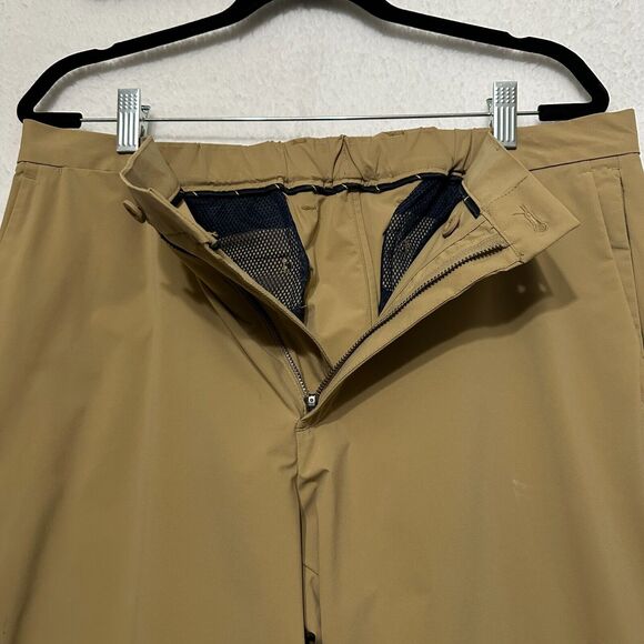Polo Ralph Lauren Straight Fit Tan Nylon Pants Mens 36x34 Stretch Classic Golf - Picture 6 of 12